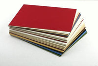 8.5x11 Mat Board Uncut Variety Pack 10 Assorted Colors