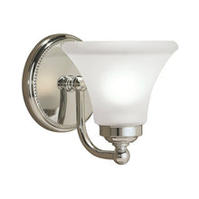 Load image into Gallery viewer, Norwell Lighting 9661-CH-FL Soleil - One Light Wall Sconce (Chrome w/Flared Glass)
