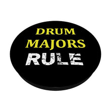Load image into Gallery viewer, Drum Majors Rule For Band &amp; Drum Corps Leaders Black Yellow
