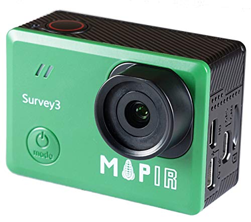 MAPIR Survey3N NDVI Mapping Camera NIR Near Infrared Filter 8.25mm f/3.0 No Distortion Narrow Angle GPS Touch Screen 2K 12MP HDMI WiFi PWM Trigger Drone Mount