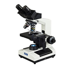 Load image into Gallery viewer, OMAX 40X-2500X Built-in 3.0MP Digital Compound LED Binocular Microscope + Aluminum Carrying Case
