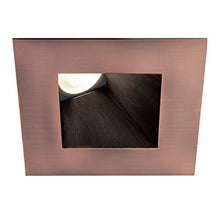 Load image into Gallery viewer, WAC Lighting HR3LEDT918PS840CB Tesla PRO 3.5&quot; LED Square 30-45 Degree Adjustable Trim with Light Engine 4000K Narrow Beam, Copper Bronze
