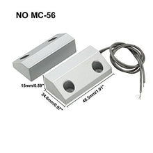 Load image into Gallery viewer, uxcell Rolling Door Contact Magnetic Reed Switch Alarm with 2 Wires for N.O. Applications MC-56
