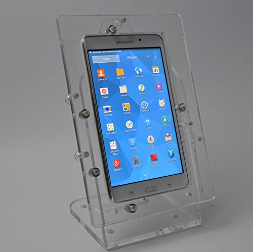 TABcare Compatible LG G pad 8.3 Acrylic Security Enclosure for POS, Kiosk, Store Display (Clear Desktop Stand)