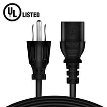 Load image into Gallery viewer, PwrON 5ft/1.5m UL Listed AC Power Cord Cable Plug for Viewsonic PLED-W500 PLEDW500 WXGA Portable LED Projector
