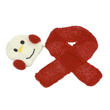 Load image into Gallery viewer, Christmas Newborn Baby Photo Prop Boy Girl Photo Shoot Outfits Crochet Knit Costume Unisex Cute Infant Snowman hat scarf (red)

