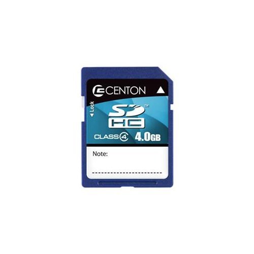 Centon Class 4 (4 MB/S) SDHC 4 GB Flash Card RC4GBSDHC4 (Blue)