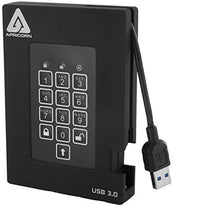 Load image into Gallery viewer, Apricorn 2TB Aegis Fortress FIPS 140-2 Level 2 Validated 256-Bit Encrypted USB 3 External SSD (A25-3PL256-S2000F)
