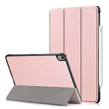 Load image into Gallery viewer, 2018 New iPad Pro 11 inch Case, DIGIC Slim Fit Premium Leather Flip Smart Case Cover with Auto Sleep/Wake and Trifold Stand Function | Support Apple Pencil Charging | for iPad Pro 11&quot;, Rose Gold
