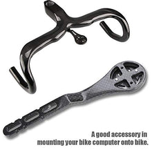 Load image into Gallery viewer, OutFront Bike Computer Mount Road Bicycle GPS Computer Handlebar Mount Stem Holder for Garmin Egde Cateye Bryton
