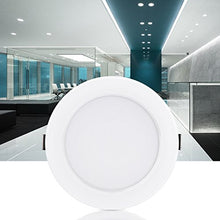 Load image into Gallery viewer, Ultra-thin LED Panel Light Round Concealed Recessed Ceiling Lamp Downlight, Color Changing RGB with Remote Control AC 85-265V (10W)
