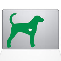 The Decal Guru I Love My Foxhound MacBook Decal Vinyl Sticker - 13