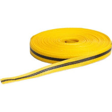 Load image into Gallery viewer, Brady 91172, 0.75&quot; x 150&#39; Polypropylene Woven Barricade Tape, Black on Yellow, 25 Rolls
