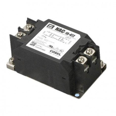 Power Line Filters AC 1-250 / DC250 10A 0.5 mA/ 1.0 mA max