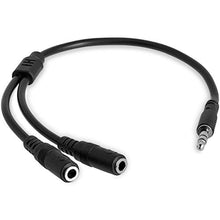 Load image into Gallery viewer, Star Tech.Com 3.5mm Audio Extension Cable   Slim Audio Splitter Y Cable And Headphone Extender   Male
