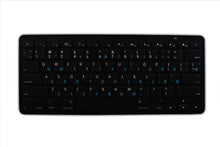 Load image into Gallery viewer, MAC NS Danish - English Non-Transparent Keyboard Decals Black Background for Desktop, Laptop and Notebook
