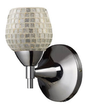 Load image into Gallery viewer, Elk 10150/1PC-SLV Celina 1-Light Sconce in Polished Chrome with Silver Glass

