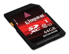 Load image into Gallery viewer, Kingston 64 GB Class 10 SDXC Flash Card SD10A/64GB
