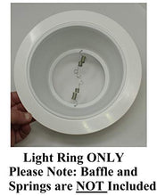 Load image into Gallery viewer, Trim Ring for 6&quot; Recessed Light Can Fixtures (50, White)
