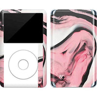 Skinit Decal MP3 Player Skin Compatible with iPod Classic (6th Gen) 80GB - Officially Licensed Originally Designed Pink Marble Ink Design