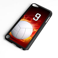 iPod Touch Case Fits 6th Generation or 5th Generation Volleyball #0800 Choose Any Player Jersey Number 89 in Black Plastic Customizable by TYD Designs
