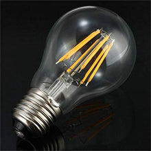 Load image into Gallery viewer, Low Voltage Retro LED Filament Lamp E27 6w 12V 24V 36V A60 Clear Glass Shell Edison Led Bulb AC/DC12-36V for RV Camper Marine,Solar Power Light and Off Grid 6-Pack
