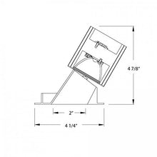 Load image into Gallery viewer, WAC Lighting HR2LEDT409PS840WT Tesla PRO 2&quot; LED Round 30-45 Degree Adjustable Trim with Light Engine 4000K Spot Beam, 15, White
