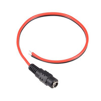 uxcell DC Power Pigtail Cable Female Connectors 30cm 24AWG Cord for CCTV Camera Adapter 5.5mmx2.1mm