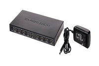 UGE HDMI Splitter 1x8 Ports 8 Port 3D Full HD Amplifier Splitter Support 1080P 480P 576P 720P 1080i Resolutions (One Input to Eight Outputs)
