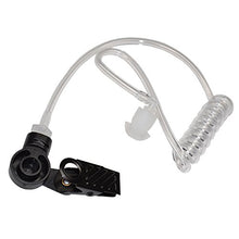Load image into Gallery viewer, HQRP 4-Pack Acoustic Tube Earpiece Headset PTT Mic for Vertex Standard VX-351, VX-354, VX-418 + HQRP UV Meter
