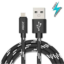 Load image into Gallery viewer, AGOZ Braided Type C Fast Charger USB C Cable Cord for OnePlus 10 Pro 9 8, Sonim XP8 XP3, Sony Xperia 5 III, Xperia 10 III, Xperia 5 II, Xperia 1 III, Xperia PRO, Xperia 10, Moto G Stylus Power (6ft)
