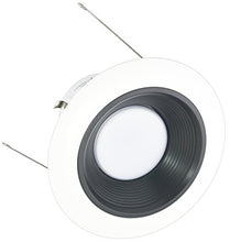 Load image into Gallery viewer, American Lighting X6-BKB-WH-X56 6-Inch Downlight Trim Kit for X56 Series, Black Baffle, White Trim
