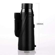 Load image into Gallery viewer, HD Monocular Telescope for Phone, Portable Monocular Waterproof Fog Proof Single Hand Focus BAK-4 Prism for Watching Travelling Viewing Events10x42 Low-Light Night Vision
