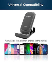 Load image into Gallery viewer, Encased (15W) Wireless Charger for iPhone 14/13/ 12/ Pro Max/ 11 Fast Charging Stand, Aluminum Desktop Qi Mount with Cable (Slim Case Compatible)

