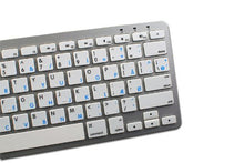 Load image into Gallery viewer, MAC NS Danish - English Non-Transparent Keyboard Decals White Background for Desktop, Laptop and Notebook
