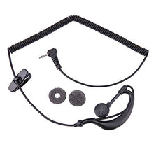 Load image into Gallery viewer, 2.5mm G-Hook Earpiece Earphones 1 Pin in-Ear Portable Earphone for Motorola GP2000 ICOM IC-U16 for Police/Military/Bouncers
