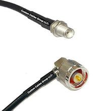 Load image into Gallery viewer, 10 feet RFC195 KSR195 Silver Plated SMA Female to N Male Angle RF Coaxial Cable
