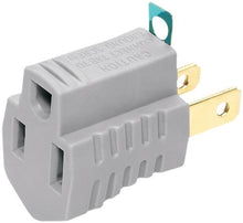 Load image into Gallery viewer, Eaton 419GY 15-Amp 125-Volt Single Outlet Grounding Adapter
