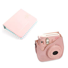 Load image into Gallery viewer, CLOVER Bundle Set Pink 64 Pockets Photo Album / Pink Instax Mini 8 Mini 9 Case for Fuji Instax Mini 8
