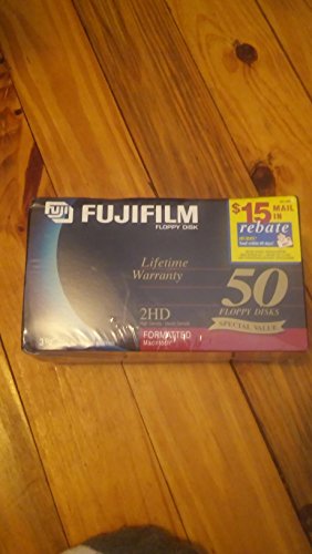 Fujifilm floppy disk 2HD formatted machintosh 3.5