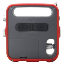 Load image into Gallery viewer, Eton American Red Cross ARCFR360R Solarlink Self-Powered Digital AM/FM/NOAA Radio with Solar Power, Flashlight and Cell Phone Charger (Red)
