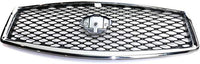 Grille Assembly for INFINITI Q50 2014-2017 Primed with Front View Camera