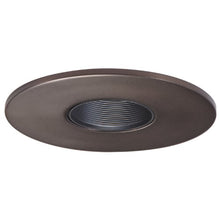 Load image into Gallery viewer, HALO Recessed 3001TBZBB 3-Inch 15-Degree Adjustable Pinhole Trim with Black Baffle, Tuscan Bronze
