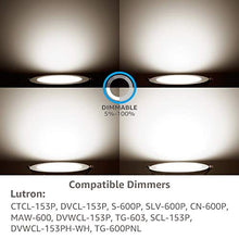 Load image into Gallery viewer, Led 15W 6-inch 1000 Lumen Energy Star UL Dimmable Slim Ultra Thin Retrofit LED Recessed Lighting Fixture, Daylight White 5000K 120W Halogen Equivalent for New Construction and Remodel (6 Pack)
