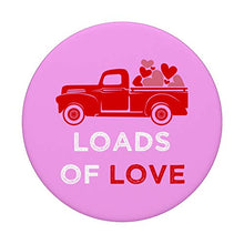 Load image into Gallery viewer, Loads Of Love Truck Full of Hearts Valentine&#39;s Day on Pink
