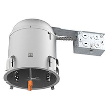 Load image into Gallery viewer, Four Bros Lighting - 6&quot; inch Remodel LED Can Air Tight IC Housing LED Recessed Lighting - UL Listed and Title 24 Certified (Remodel, 1 Pack)
