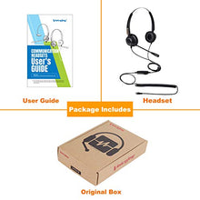 Load image into Gallery viewer, Volume and Mute Switch Headphone Office Binaural Headset with Microphone RJ9 Plug Only for Cisco IP Phones 794X 796X 797X 69XX Series and 8811,8841,8851,8861,8941,8945,8961,9951,9971 etc
