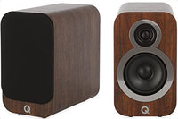 Q Acoustics 3010i Compact Bookshelf Speakers Pair English Walnut - 2-Way Reflex Enclosure Type, 4