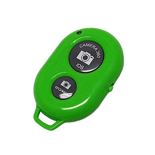 Maximal Power BT Shutter (GN) Bluetooth Remote Selfie Shutter for Smartphones and Tablets, Yellow/Green