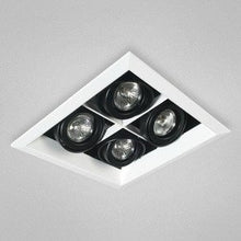 Load image into Gallery viewer, Eurofase TE114B-02 4-Light MR16 Recessed Mutiple Square Trim, White
